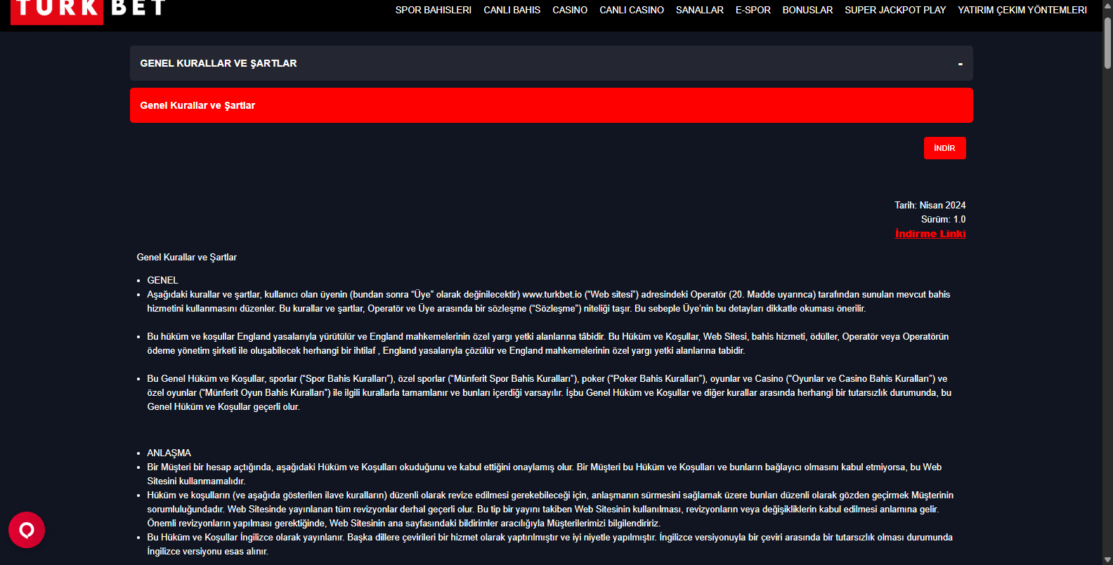 Turkbet Güncel Yeni Adresi